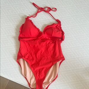 J crew Red Swimsuit